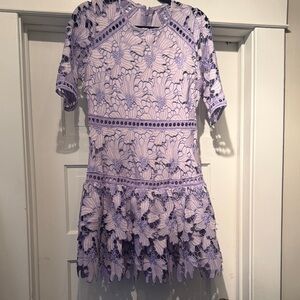 Lavender Crochet Dress
